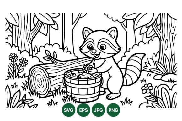 Cute Raccoon Coloring Page: A Strategic Creative Resource for Professionals and Creators