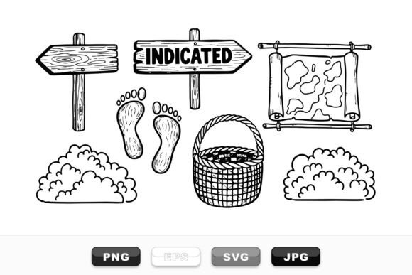 Hand Drawn Adventure Icons Set: A Timeless Design Resource for Modern Creatives