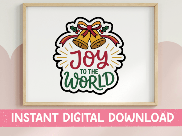 How the Joy to the World Christmas Bell Sticker is Captivating Creators and Consumers Alike