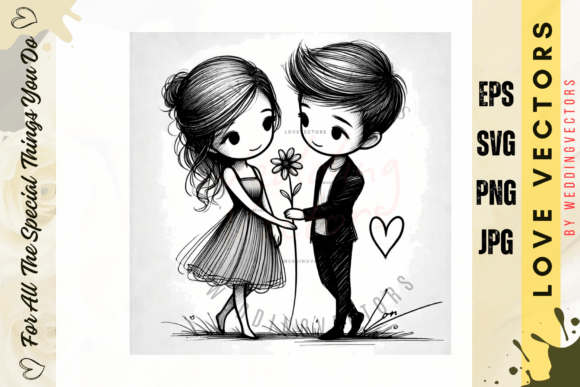 Newlywed Couple Artwork: A Celebration of Love Through Visual Storytelling