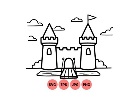 Unlocking Creativity: The Rise of the Medieval Castle Outline Drawing in Modern Design