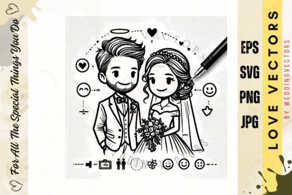 Weddingvectors - 11006175: A Visual Celebration of Love for Creative Professionals