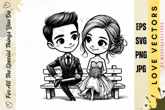 Weddingvectors - 22005800: Romantic Design Elements for Timeless Wedding Projects